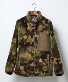 JOSEPH ABBOUD MOUNTAIN 【軽量】カモフラージュフリース ブルゾン