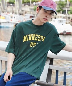 WEGO 【ユニセックス着用ITEM】カレッジロゴプリントT（SS）