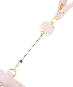 Maison de FLEUR リール付きビジューリボンパスケース