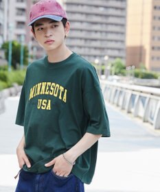 WEGO 【ユニセックス着用ITEM】カレッジロゴプリントT（SS）