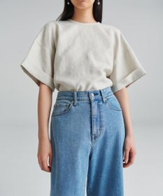 NAVE 【ReNAVE　洗える】スラブツイルブラウス