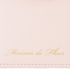 Maison de FLEUR リール付きビジューリボンパスケース