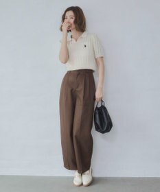 WEGO 別注USPOLO　ケーブルニットポロ