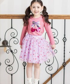 ANY KIDS ミラクルスパンコール 長袖 Tシャツ