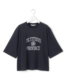 23区 S 【SLOW/一部店舗限定】MVSコットン ヴィンテージ風 ロゴTEE