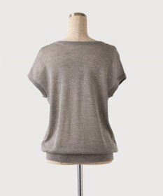 TOQUE 〈大草直子さんアドバイザー〉 【天然素材/2WAY】アルパカシルクニットVネックフレンチ