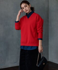 23区 L 【Lサイズ限定】ヴィスコースストレッチ Ｖネック ニット