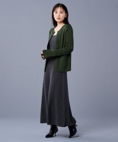 uncrave 【モデル村岡美里さん × uncrave STANDARD】ニットジャケット