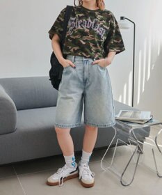 WEGO ラインストーンショートT