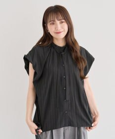 Green Parks ・ＥＬＥＮＣＡＲＥ　ＤＵＥ　ボウタイフレンチブラウス