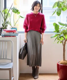 ANY 【ウエストゴム】プリーツスカート