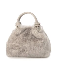 UNBILLION カシュカシュ cachecache / ミンク風フェイクファーノットハンドルバッグ