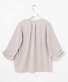 ANY SIS 【UVケア】エアリードレープスムース 7分袖 トップス