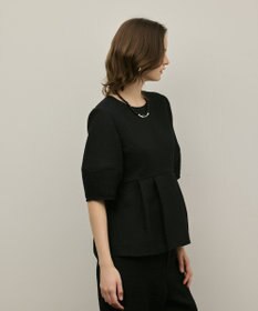 GRACE CONTINENTAL オーガンジージャガードトップ