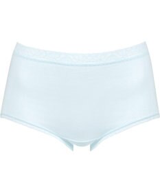 Wing ショーツ 綿混(身生地部) やさしい肌あたり 【デイリーフィット やわらかコットン】 はきこみ丈ふかめ EC3230 ウイング／ワコール