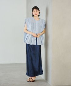 #Newans 【金子綾さんインスタライブご紹介アイテム】マルチストライプノースリーブシャツ