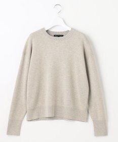 23区 L 【洗える】コットンウール クルーネック プルオーバー