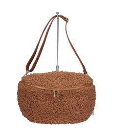 INTER-CHAUSSURES 【ANDREA CARDONE】レザーストラップボアショルダーバッグ