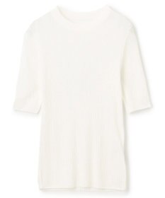 uncrave ラスターシアーニット ワイドリブトップス