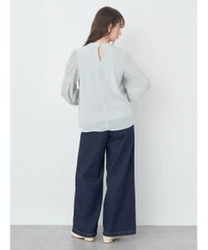 earth music&ecology マジョリカプリーツブラウス