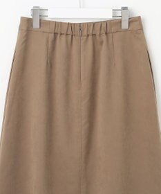 J.PRESS LADIES L 【洗える】シルセームスエード スカート