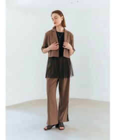 YECCA VECCA 【2点SET】マルチwayチュールオーバーキャミSET/Tee