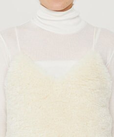 uncrave 【手洗い可】シープライク ファー ビスチェ（uncrave STANDARD）