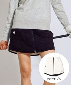 PW CIRCULUS 【WOMEN】キルティング中綿リバーシブルスカート  ゴルフウェア レディース