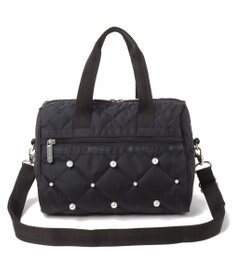 LeSportsac SM SATCHEL W PEARLS/ブラックパール