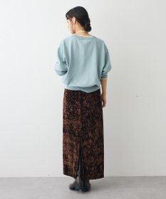 CRAFT STANDARD BOUTIQUE クラッシュベロアサイドスリットスカート