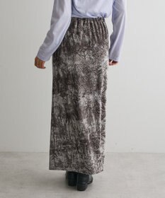 CRAFT STANDARD BOUTIQUE クラッシュベロアサイドスリットスカート