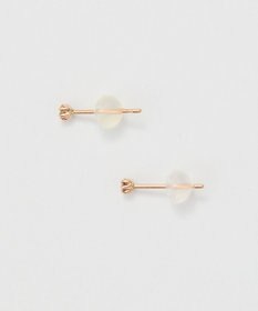 Phoebe 【K10】一粒ダイヤモンドピアス　ローズゴールド