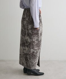 CRAFT STANDARD BOUTIQUE クラッシュベロアサイドスリットスカート