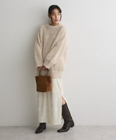 CRAFT STANDARD BOUTIQUE クラッシュベロアサイドスリットスカート