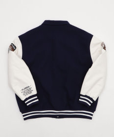 WEGO 【25年秋冬新作/ユニセックス着用ITEM/SMLサイズ展開】メルトンワッペンスタジャン