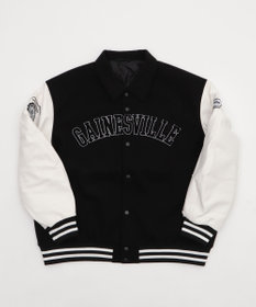 WEGO 【25年秋冬新作/ユニセックス着用ITEM/SMLサイズ展開】メルトンワッペンスタジャン