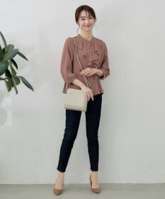 Tiaclasse 【洗える】フリルブラウス