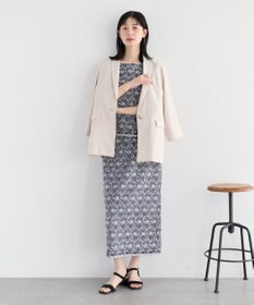 YECCA VECCA マシンウォッシャブルリネンライクジャケット