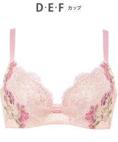 WACOAL 【リボンブラ】 【脇すっきり】 ブラジャー 脇高設計 着やせシルエット 動いても谷間をキープ ペアショーツあり レディース BRB413 /ワコール