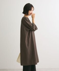 Green Parks 前後２ｗａｙ　ミディ丈タックワンピース