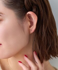 Phoebe 【K10】一粒ダイヤモンドピアス　ローズゴールド