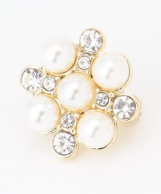 ANY 【2セット】【親子で使える】パールビジューブローチ