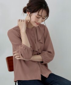 Tiaclasse 【洗える】フリルブラウス