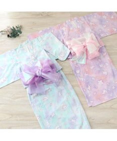 Mother garden 2025 マザーガーデン ユニコーン 2Way 浴衣  《シェル》　110/120/130/140