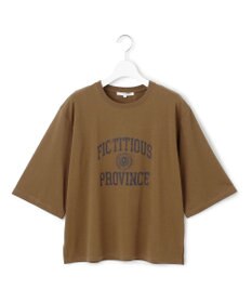 23区 S 【SLOW/一部店舗限定】MVSコットン ヴィンテージ風 ロゴTEE