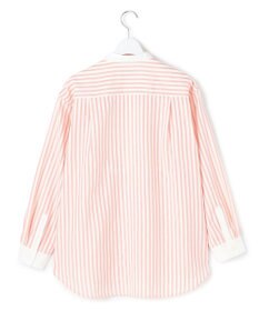 J.PRESS YORK STREET 【WOMEN】ピンタック バンドカラーストライプブラウス