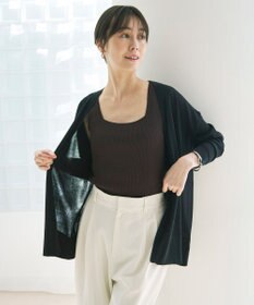 UNFILO スゴ機能 リブタンクトップ