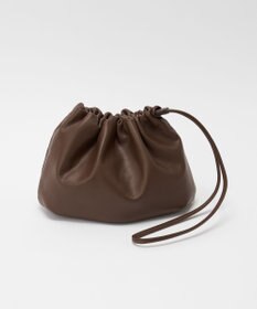 russet レザー巾着4WAYショルダーバッグ(CE-1454)