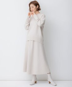 23区 S 【滝沢眞規子さん着用/洗える】ウールカシミヤ クルーネック ニット