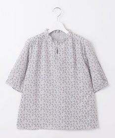 J.PRESS LADIES チェーンプリント スリットネック カットソー